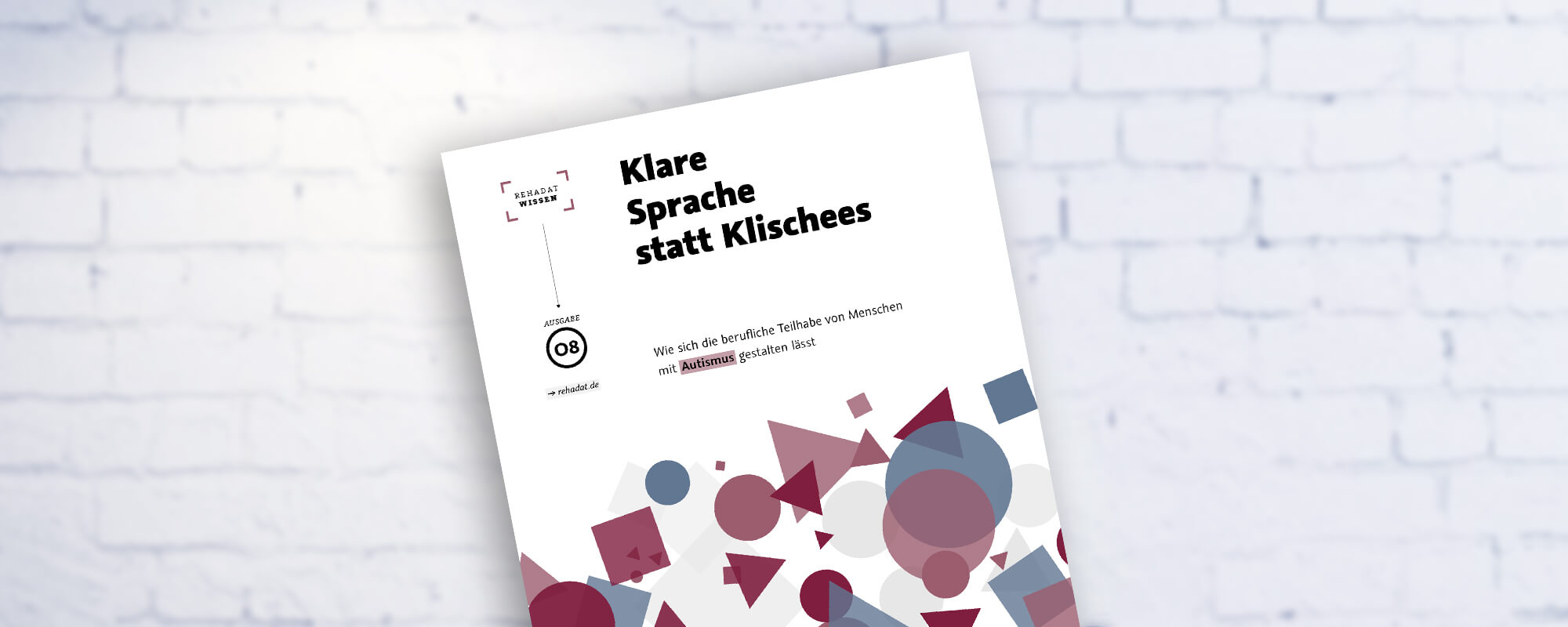 Cover der Publikation "Klare Sprache statt Klischees". 
