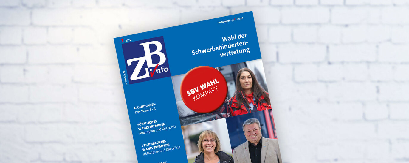 Cover ZB Info Wahl der Schwerbehindertenvertretung 2022