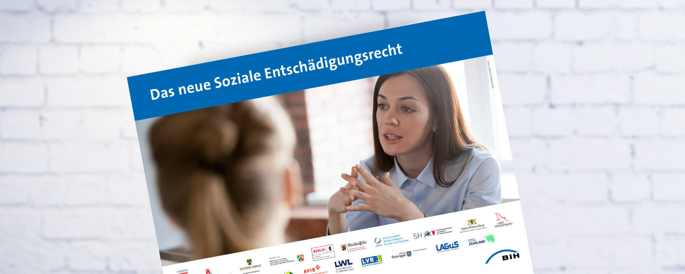 Abbildung des Flyer Soziales Entschädigungsrecht der BIH