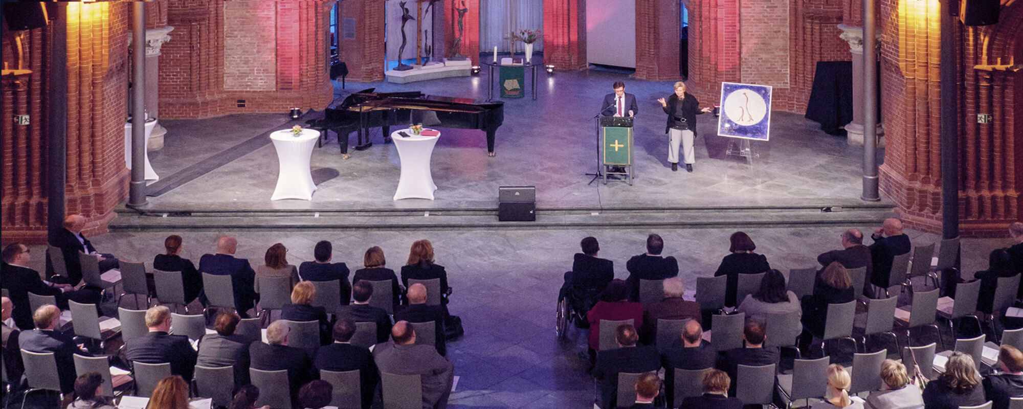 Der "100-Jahre-Hauptfürsorgestellen"-Festakt in Berlin Heilig-Kreuz-Kirche.