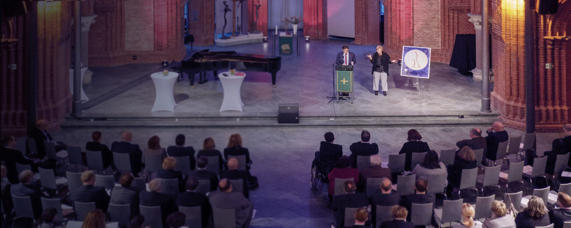 Der "100-Jahre-Hauptfürsorgestellen"-Festakt in Berlin Heilig-Kreuz-Kirche.