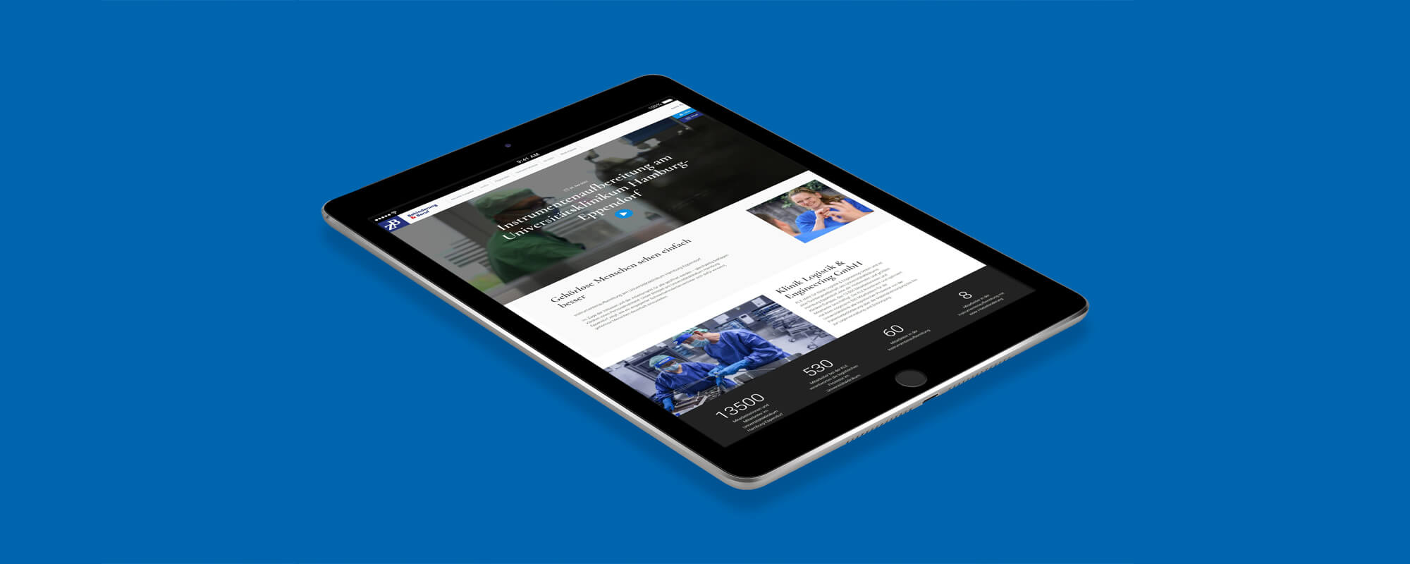 Tablet mit dem ZB Digitalmagazin | © BIH Tablet mit dem ZB Digitalmagazin.