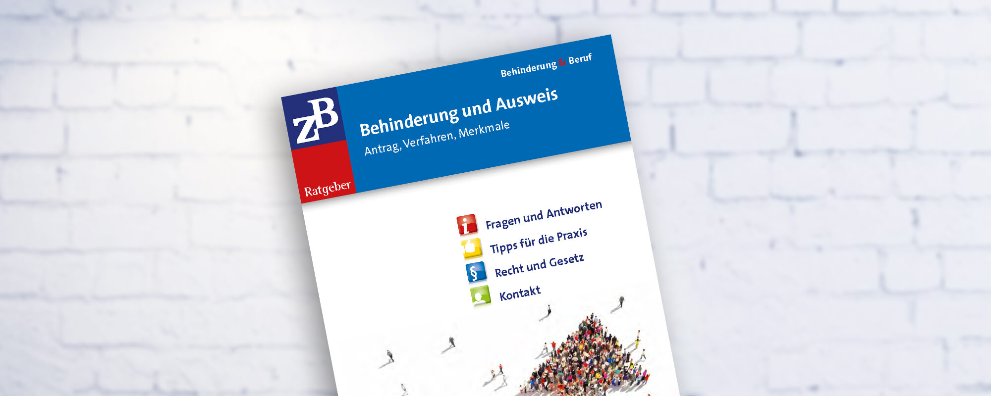 Cover des ZB Ratgebers zum Thema Behinderung und Ausweis. 