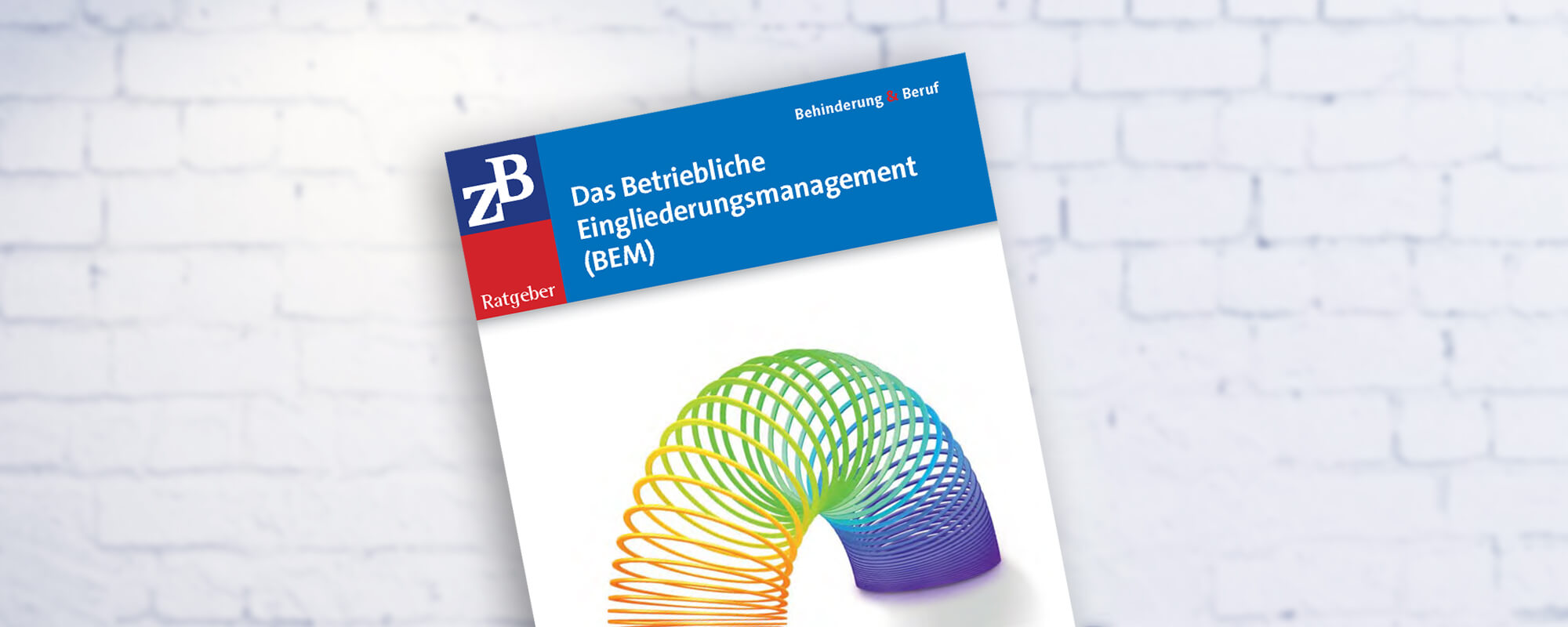 Cover des ZB Ratgebers zum Thema Betriebliches Eingliederungsmanagement. 