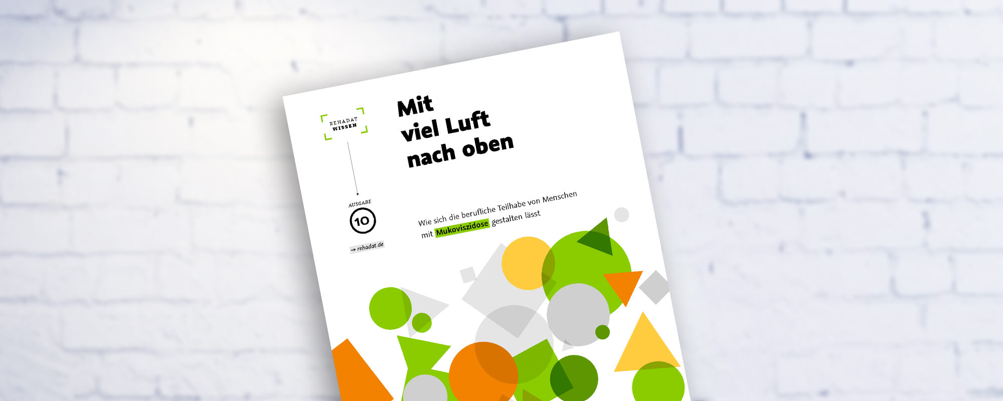 Cover der Publikation "Mit viel Luft nach oben". 
