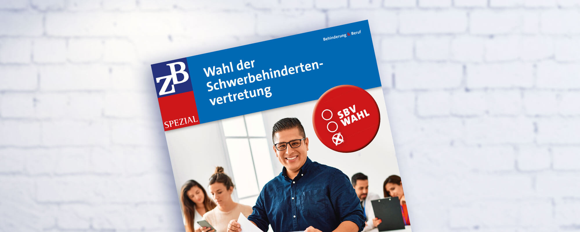 Titelbild der ZB Spezial "Wahl der Schwerbehindertenvertretung 2022"