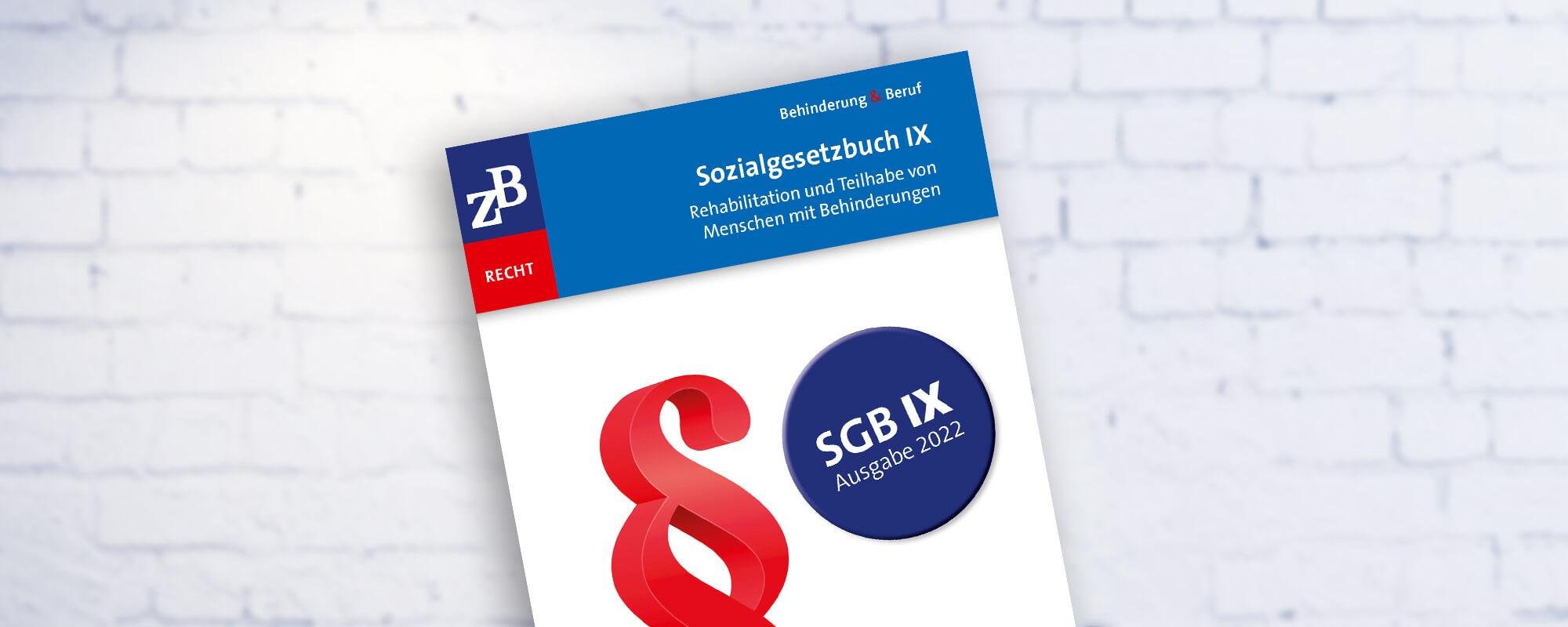 Cover der ZB Info zum Thema Das neue SGB IX.