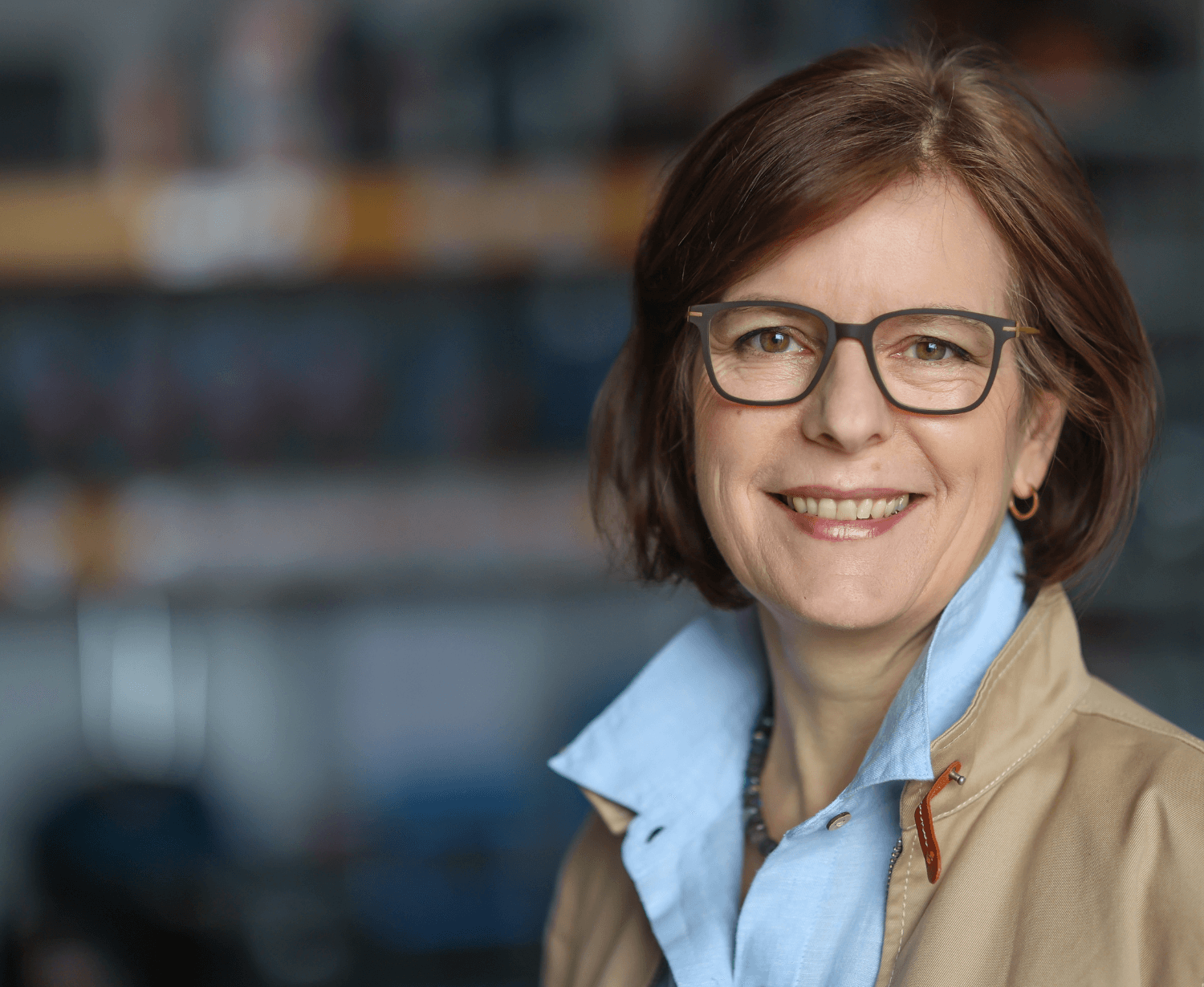 Das Foto zeigt die EAA-Fachberaterin Dorothée Schartz von der Industrie- und Handelskammer Mittlerer Niederrhein.