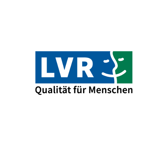 LVR Logo Das Logo des LVR mit dem Slogan „Qualität für Menschen“.