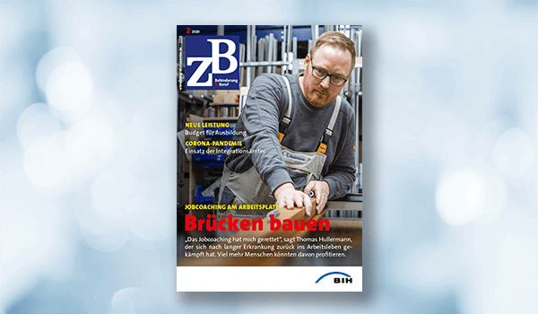 Abbildung des ZB Magazins 2020-02 Jobcoaching