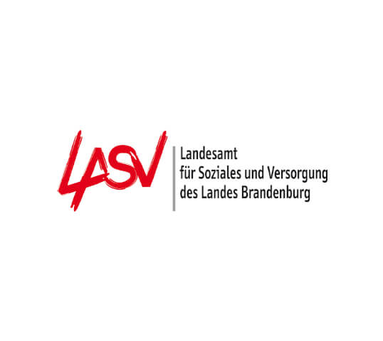 Das Logo LASV Landesamt für soziales und Versorgung des Landes Brandenburg
