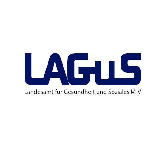 Das Logo LAGUS Landesamt für Gesundheit uns Soziales