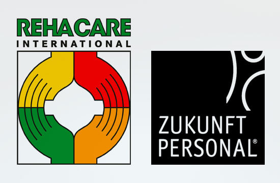 Logos der REHACARE und Zukunft Personal