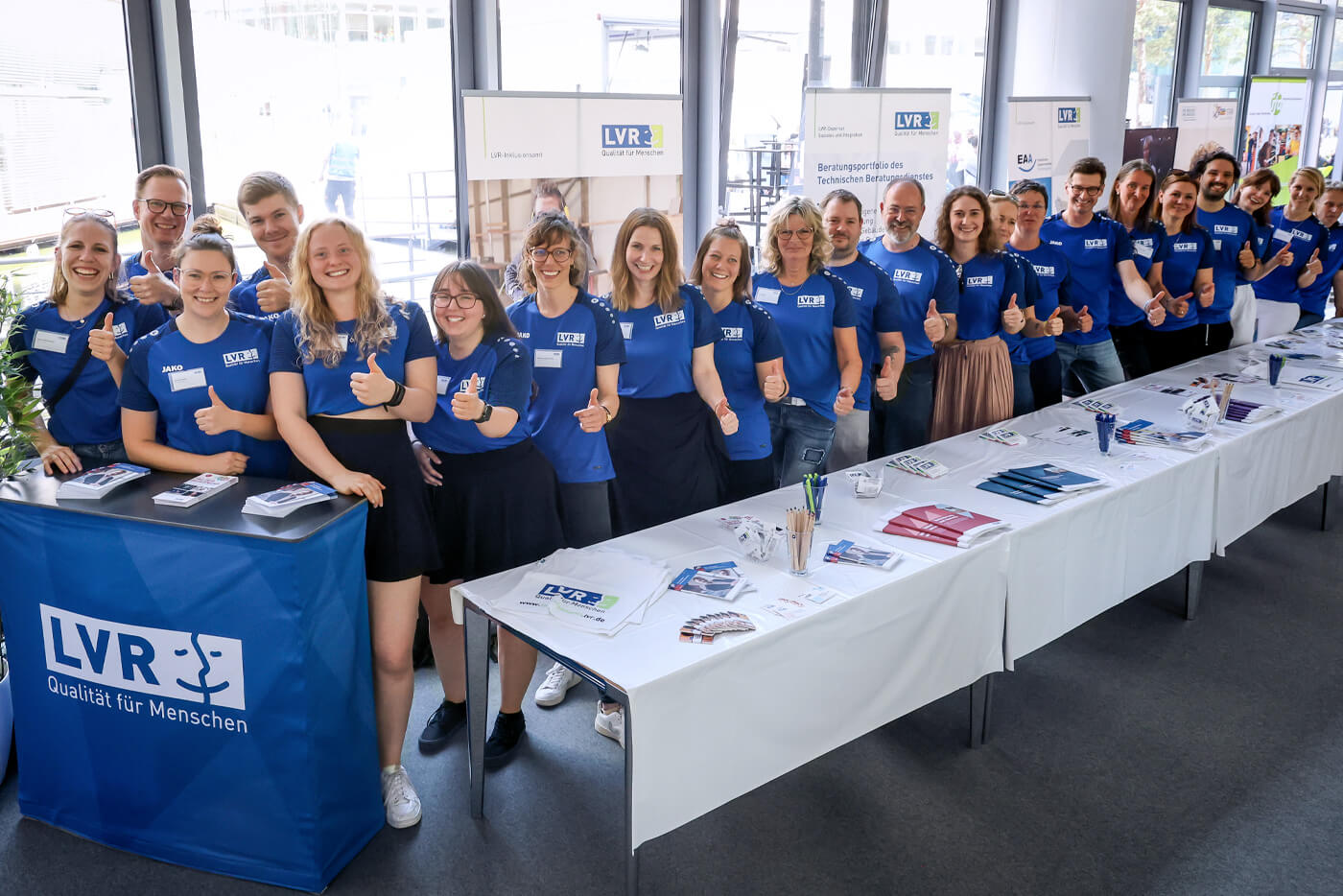 Das LVR-Team auf dem Tag der Begegnung 2023