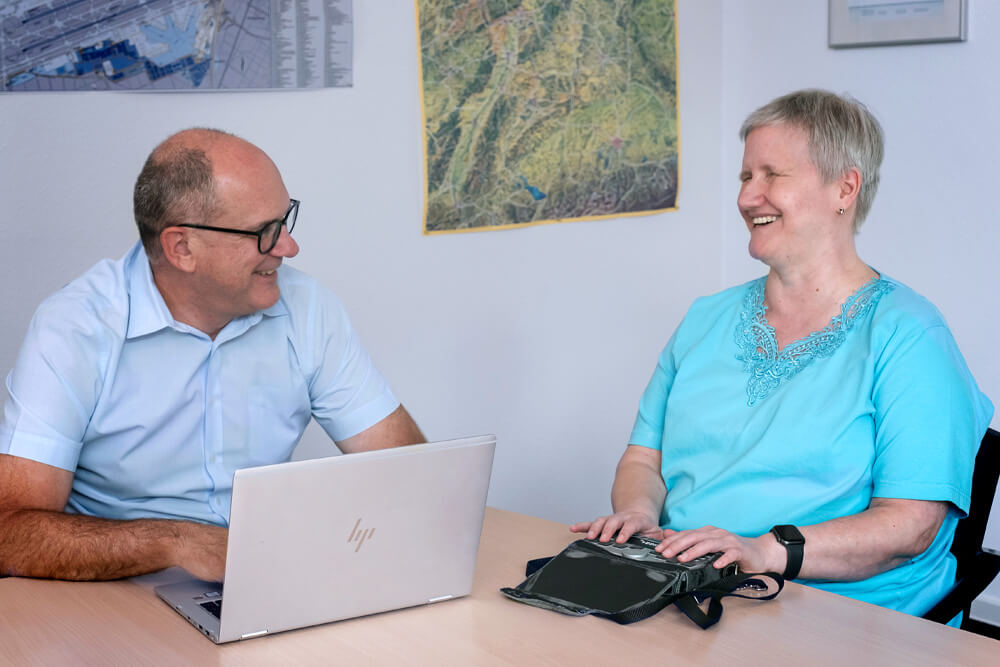 Andrea Winnerl und Reinhard Wagner | © Guido Schiefer Andrea Winnerl im Motivationscoaching