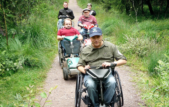 Die Gruppe im Gelände