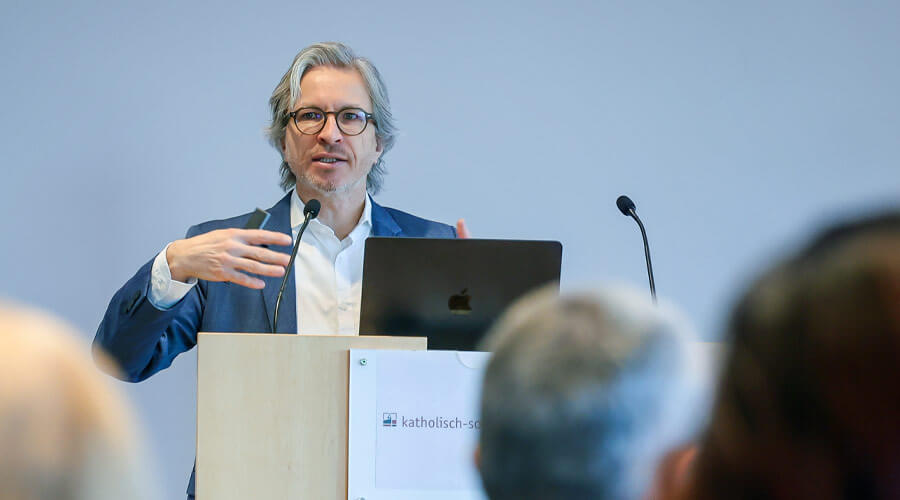 Professor Carsten Röcker hielt einen Vortrag