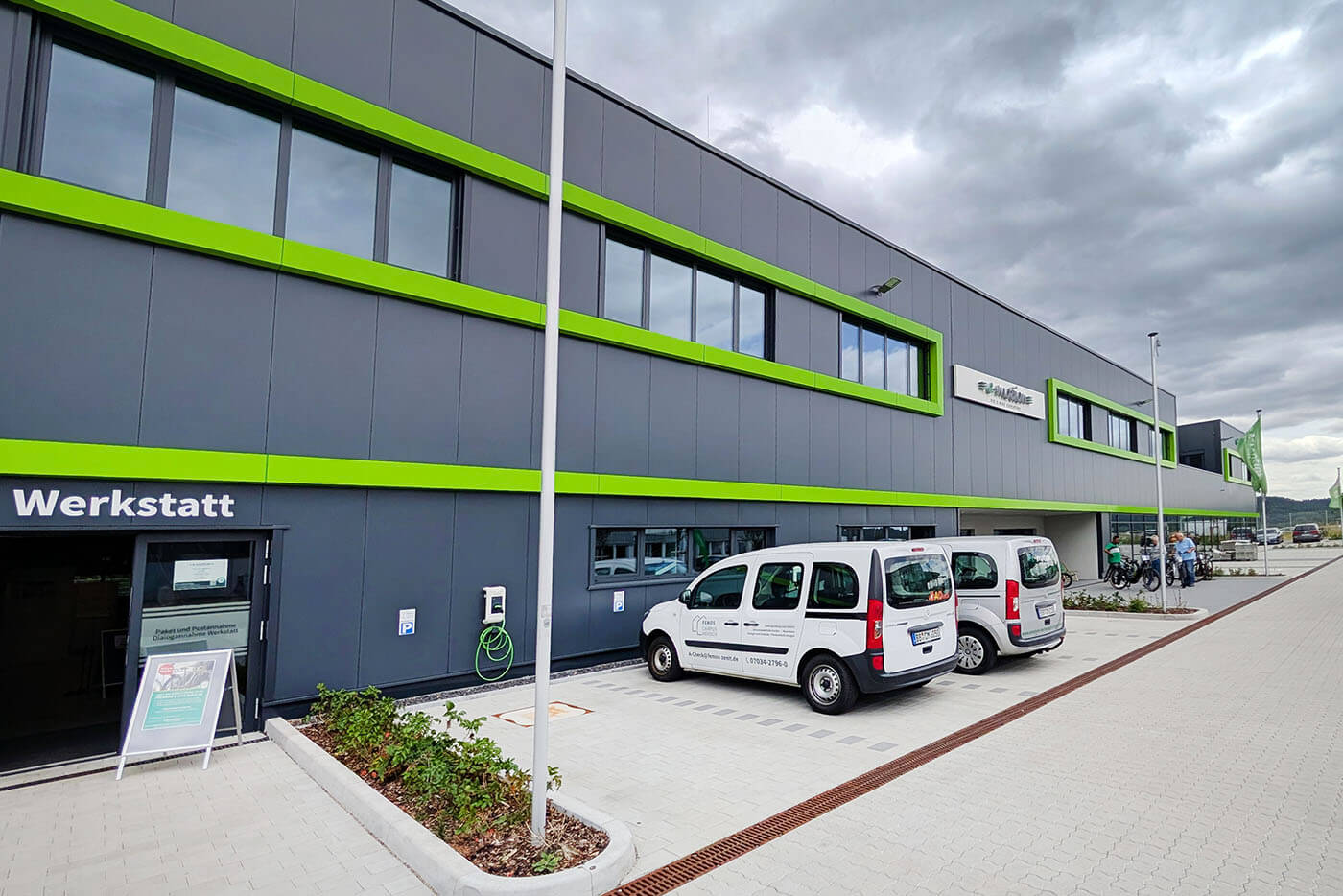 Außenansicht des Gebäudes der Fahrradwelt