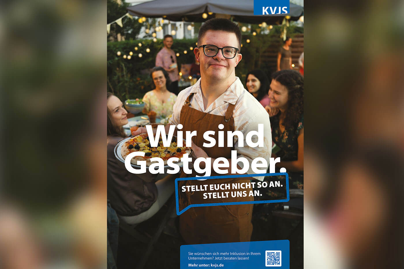 Plakat Wir sind Gastgeber 