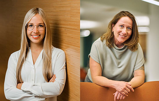 Jeniffer Gerdung und Kathrin Schröder 